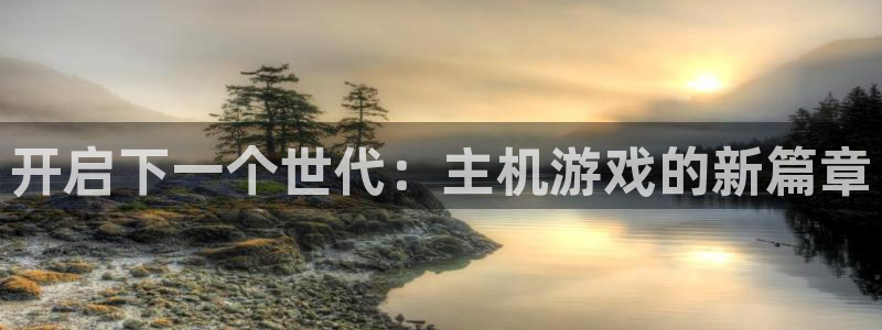 广东pp电子电商bruno：开启下一个世代：主机游戏的新篇章